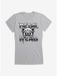 Aggretsuko Metal Head Girls T-Shirt, HEATHER, hi-res
