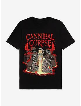 Cannibal Corpse Acid Bath Boyfriend Fit Girls T-Shirt, BLACK, hi-res