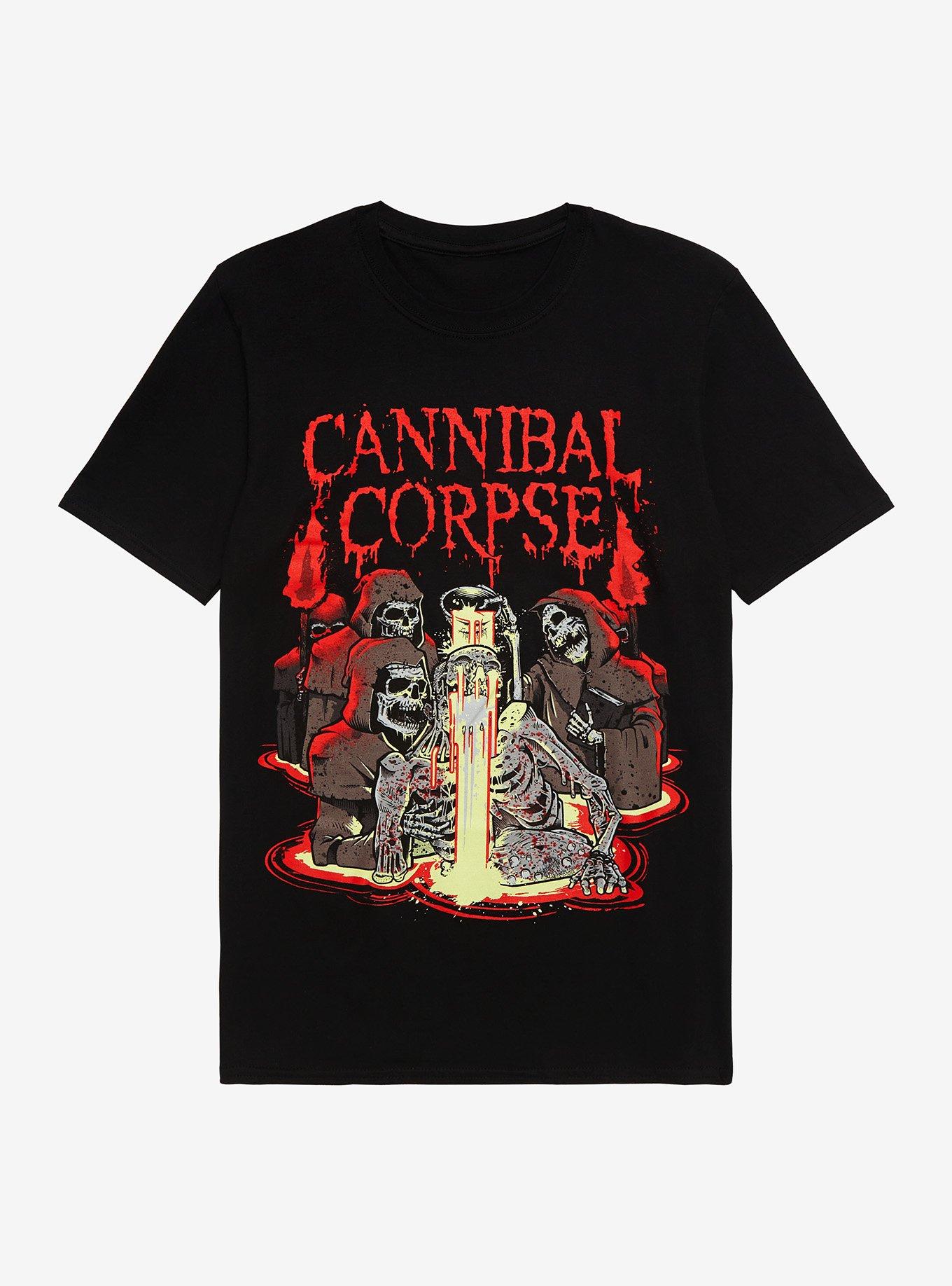 Cannibal Corpse Acid Bath Boyfriend Fit Girls T-Shirt, BLACK, hi-res