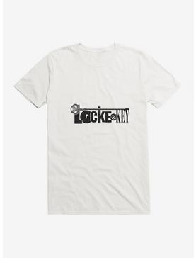 Locke and Key Light Logo Girls T-Shirt Plus Size, WHITE, hi-res
