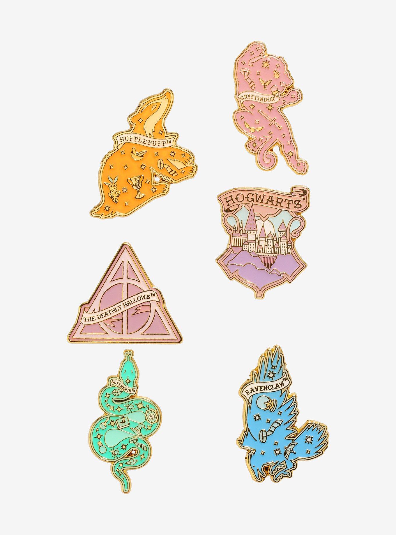 Loungefly Harry Potter Hogwarts Symbols Pastel Blind Box Enamel Pin