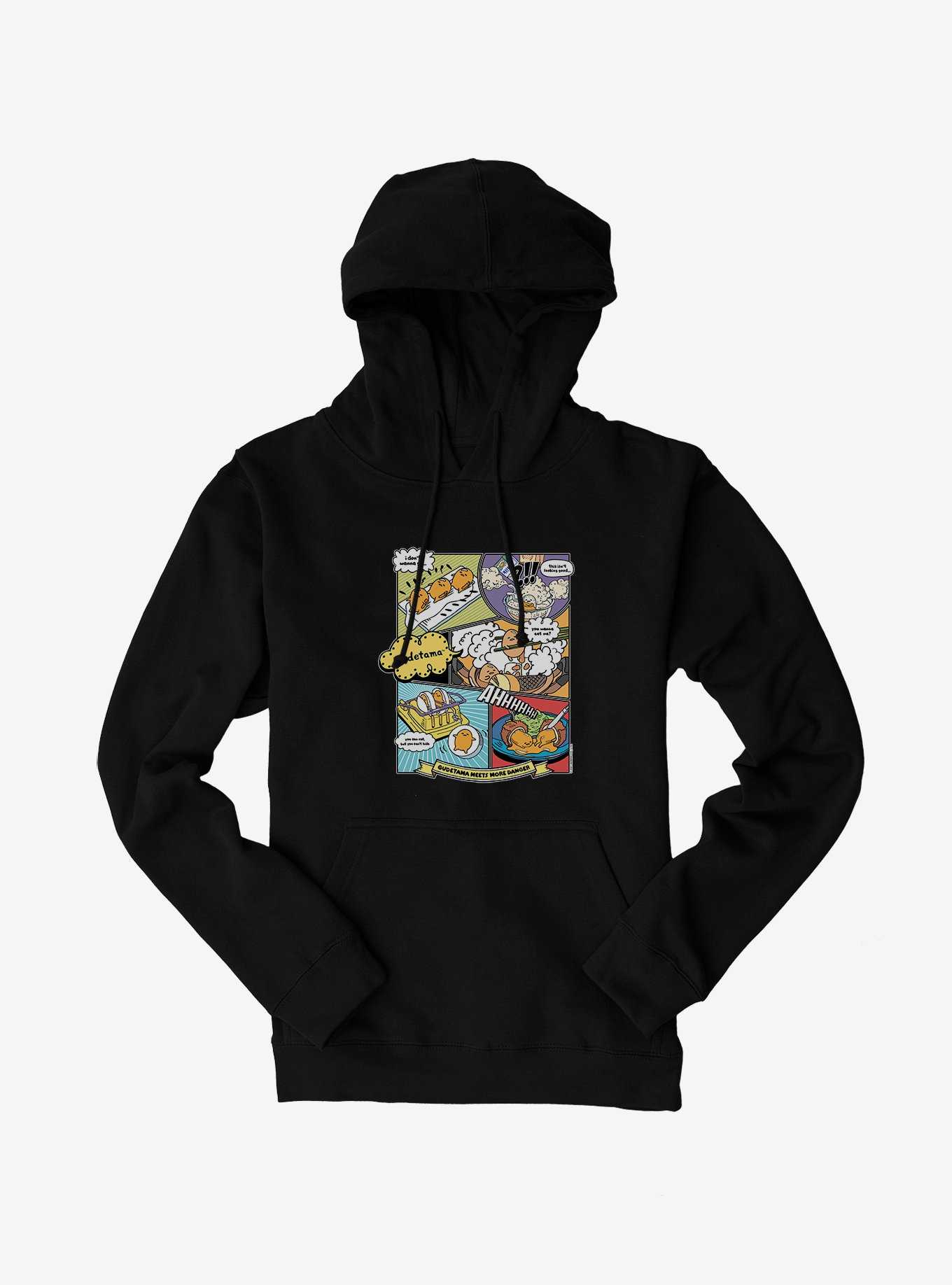 Gudetama Comic Strip Hoodie, , hi-res