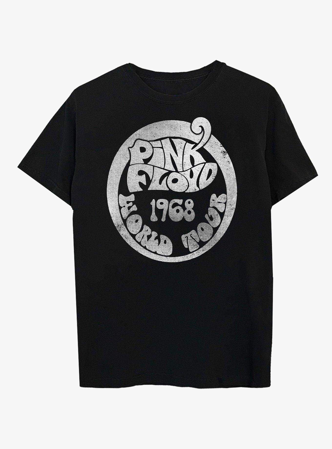 Pink Floyd 1968 World Tour Girls T-Shirt, BLACK, hi-res