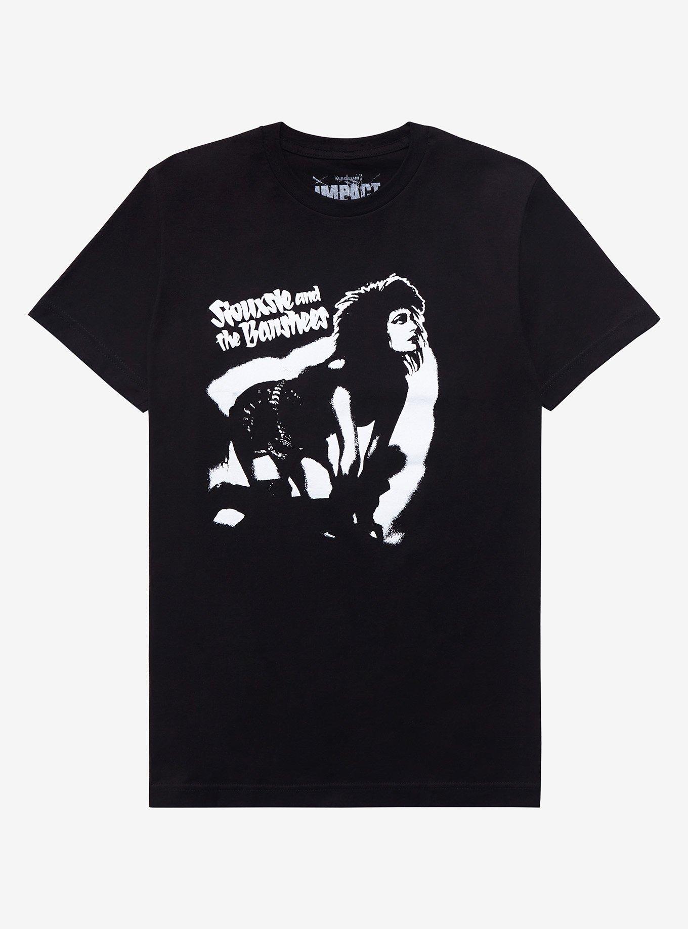 Siouxsie And The Banshees Looking Up Girls T-Shirt, BLACK, hi-res