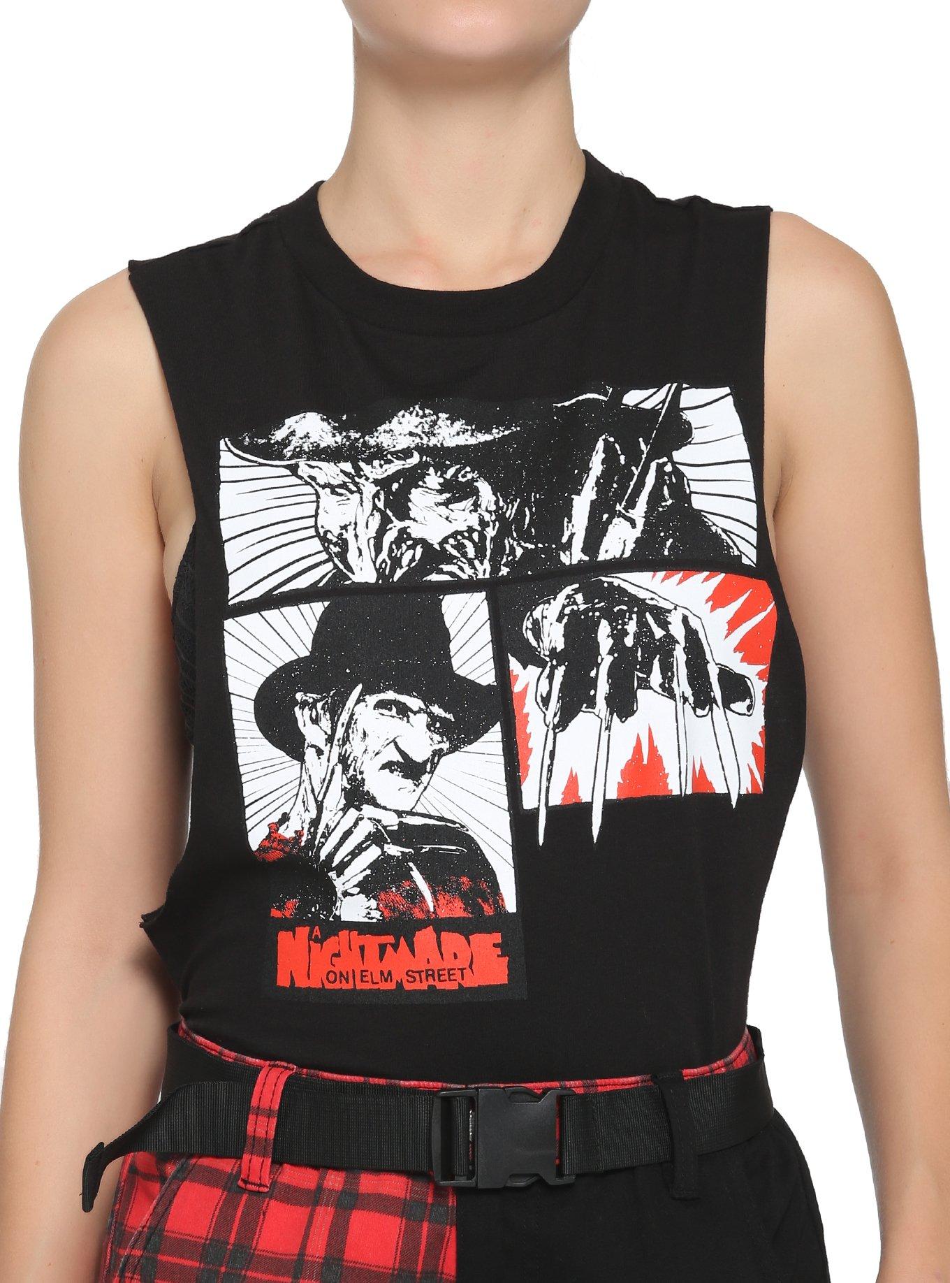 A Nightmare On Elm Street Girls Muscle Top, MULTI, hi-res