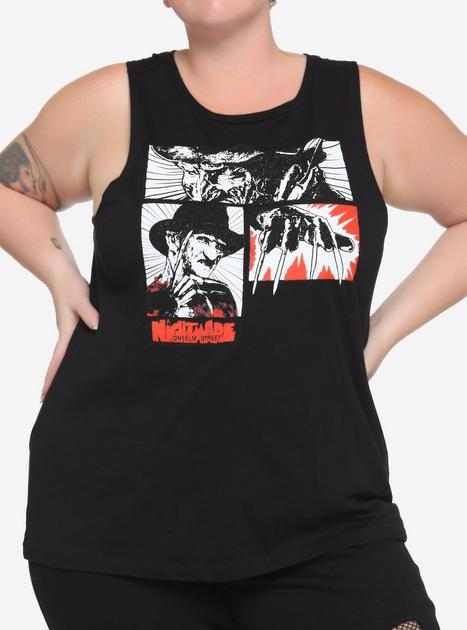 A Nightmare On Elm Street Girls Muscle Top Plus Size | Hot Topic