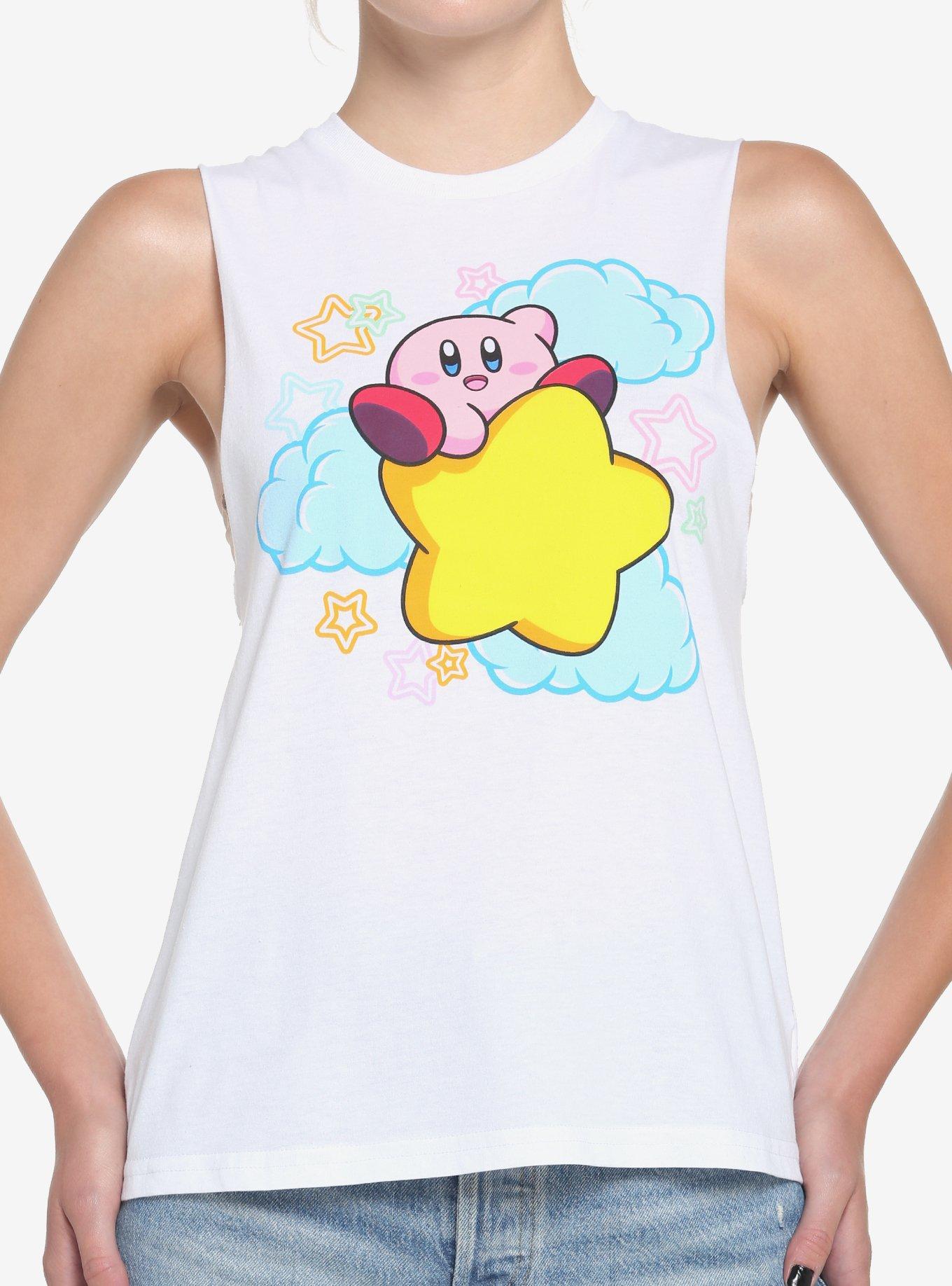 Kirby Star Cloud Girls Muscle Top