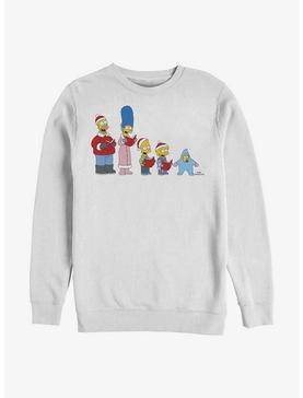 The Simpsons Family Carols Crew Sweatshirt, , hi-res