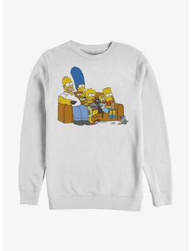 The Simpsons Family Couch Crew Sweatshirt, , hi-res
