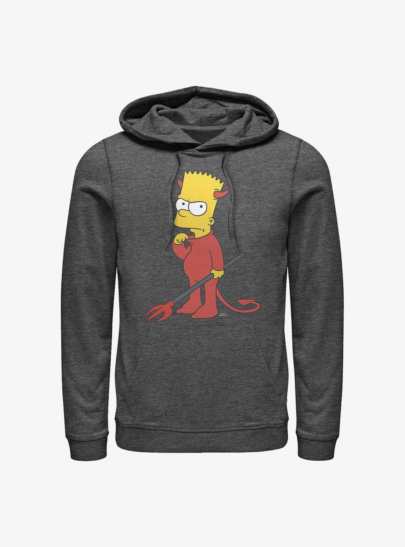 The Simpsons Devil Bart Hoodie, , hi-res