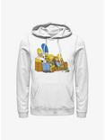 The Simpsons Family Couch Hoodie, WHITE, hi-res