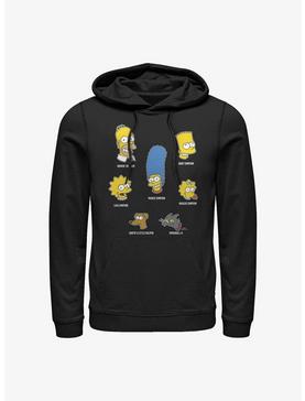 The Simpsons Family Faces Hoodie, , hi-res