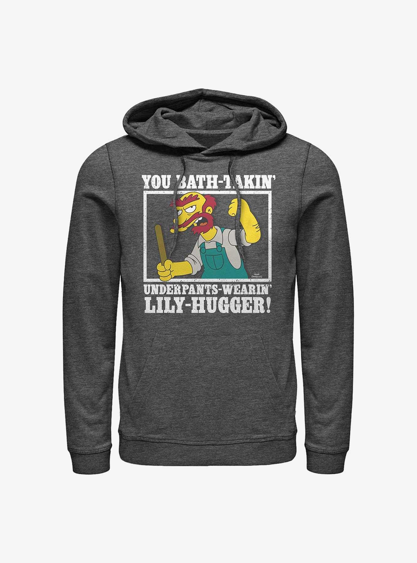 The Simpsons Groundskeeper Willie Hoodie, CHAR HTR, hi-res