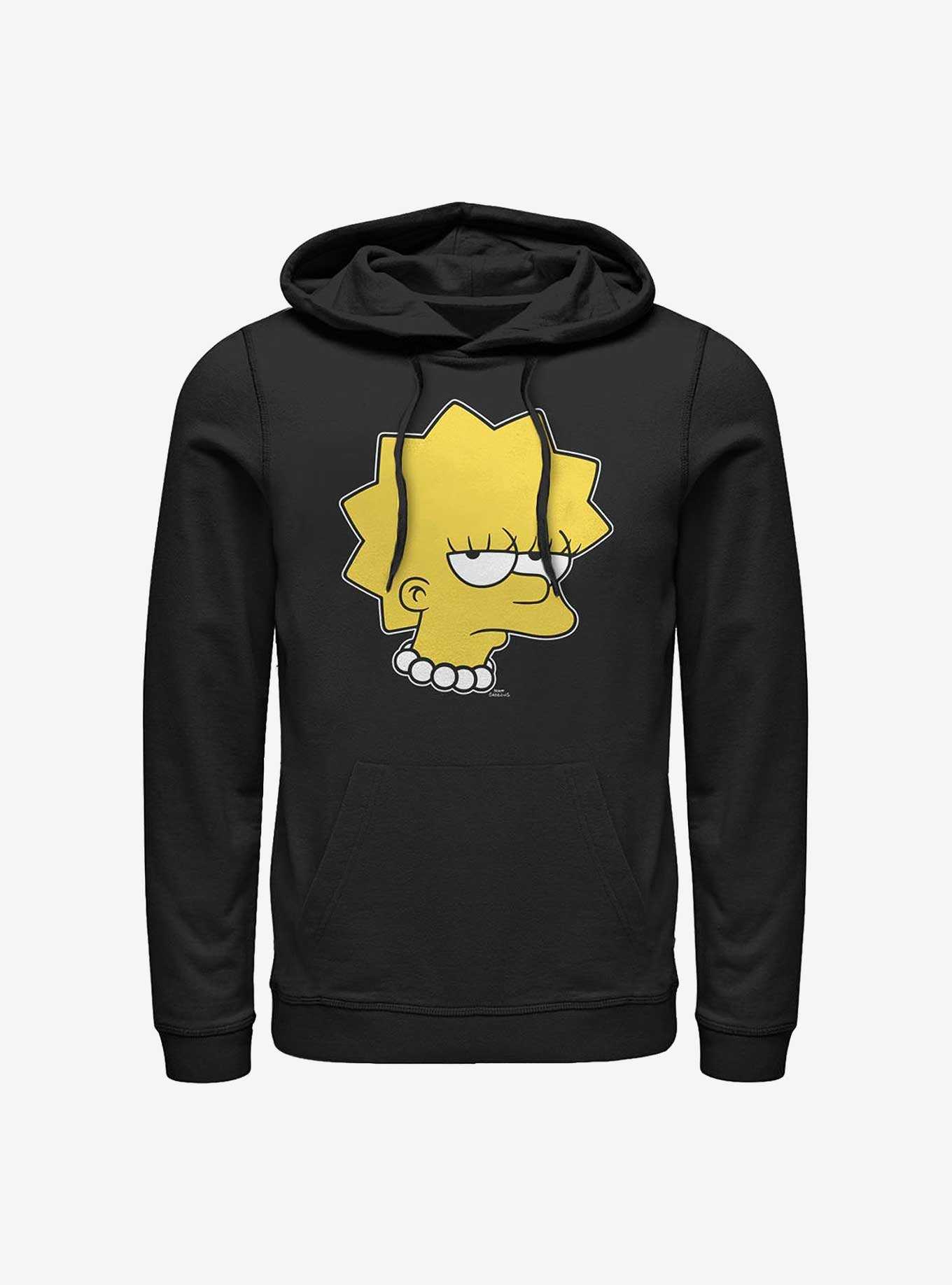 The Simpsons Unamused Lisa Hoodie, , hi-res