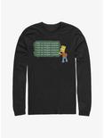 The Simpsons Bart Instigate A Revolution Long-Sleeve T-Shirt, BLACK, hi-res