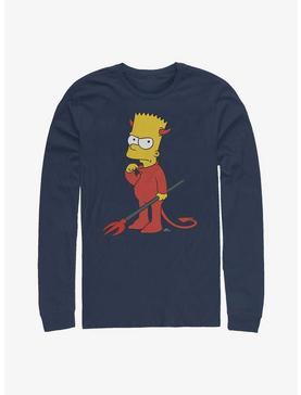 The Simpsons Devil Bart Long-Sleeve T-Shirt, , hi-res
