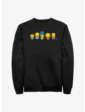 The Simpsons Chibi Lineup Crew Sweatshirt, , hi-res