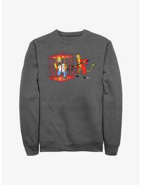 The Simpsons Devil Flanders Crew Sweatshirt, , hi-res