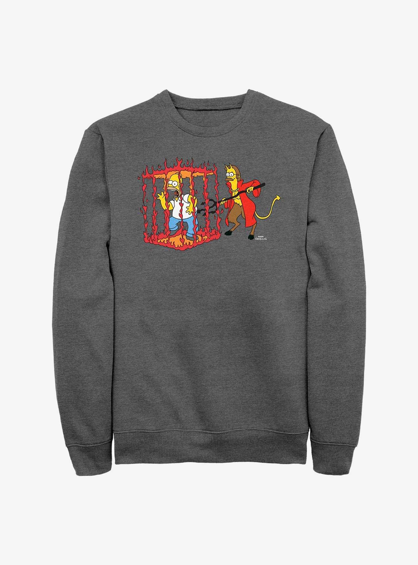 The Simpsons Devil Flanders Crew Sweatshirt, , hi-res
