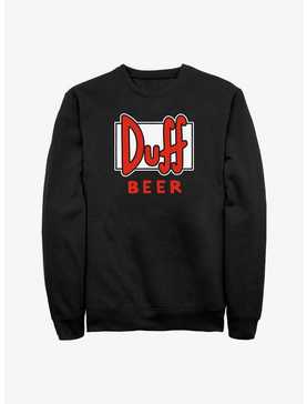 The Simpsons Duff Beer Crew Sweatshirt, , hi-res