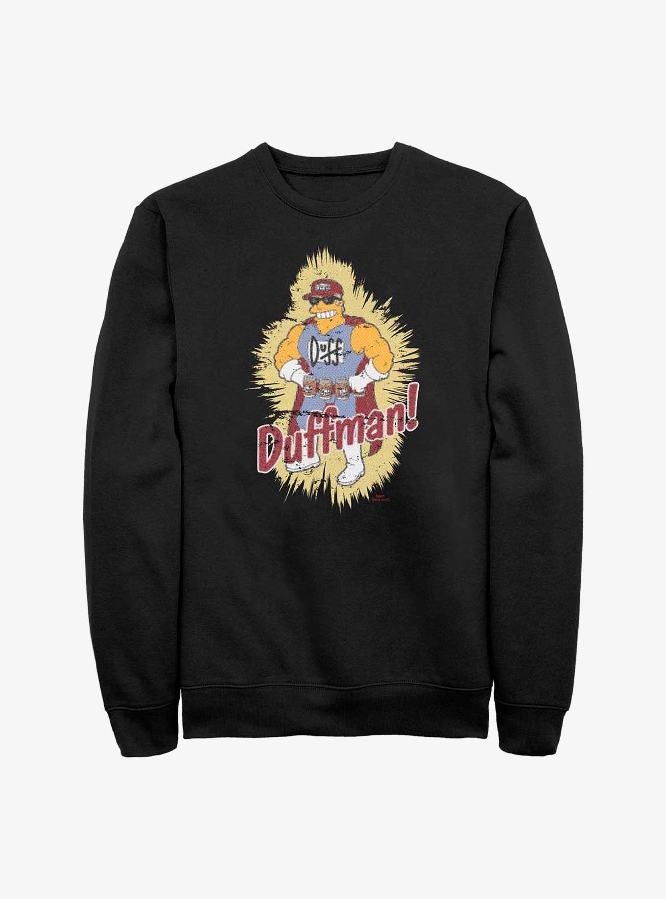 The Simpsons Duffman Crew Sweatshirt, , hi-res