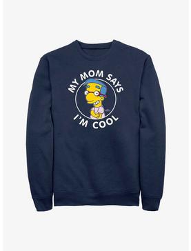 The Simpsons Milhouse Crew Sweatshirt, NAVY, hi-res