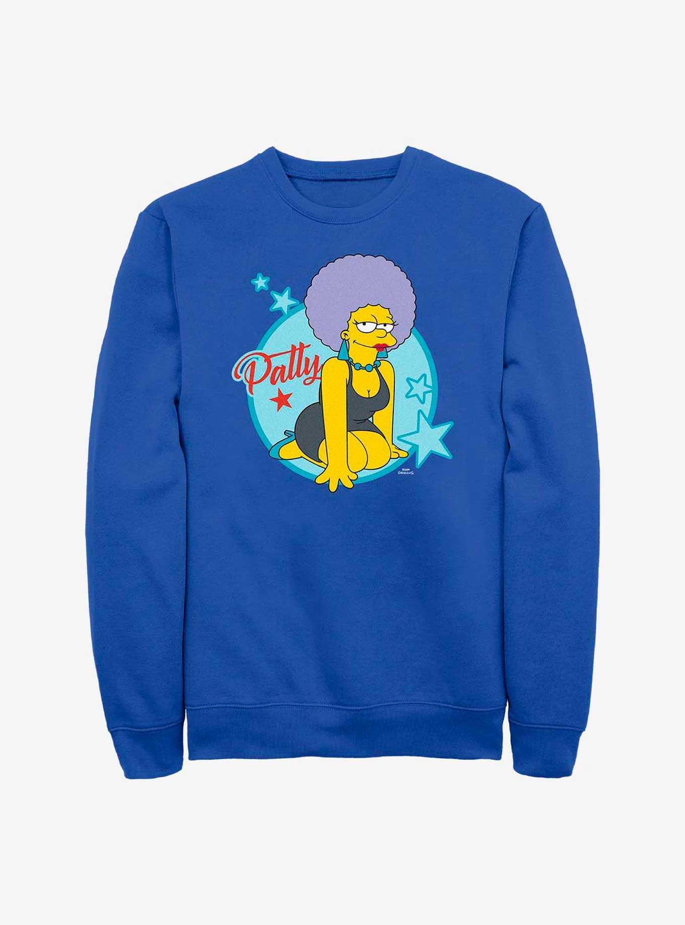 The Simpsons Patty Star Crew Sweatshirt, , hi-res