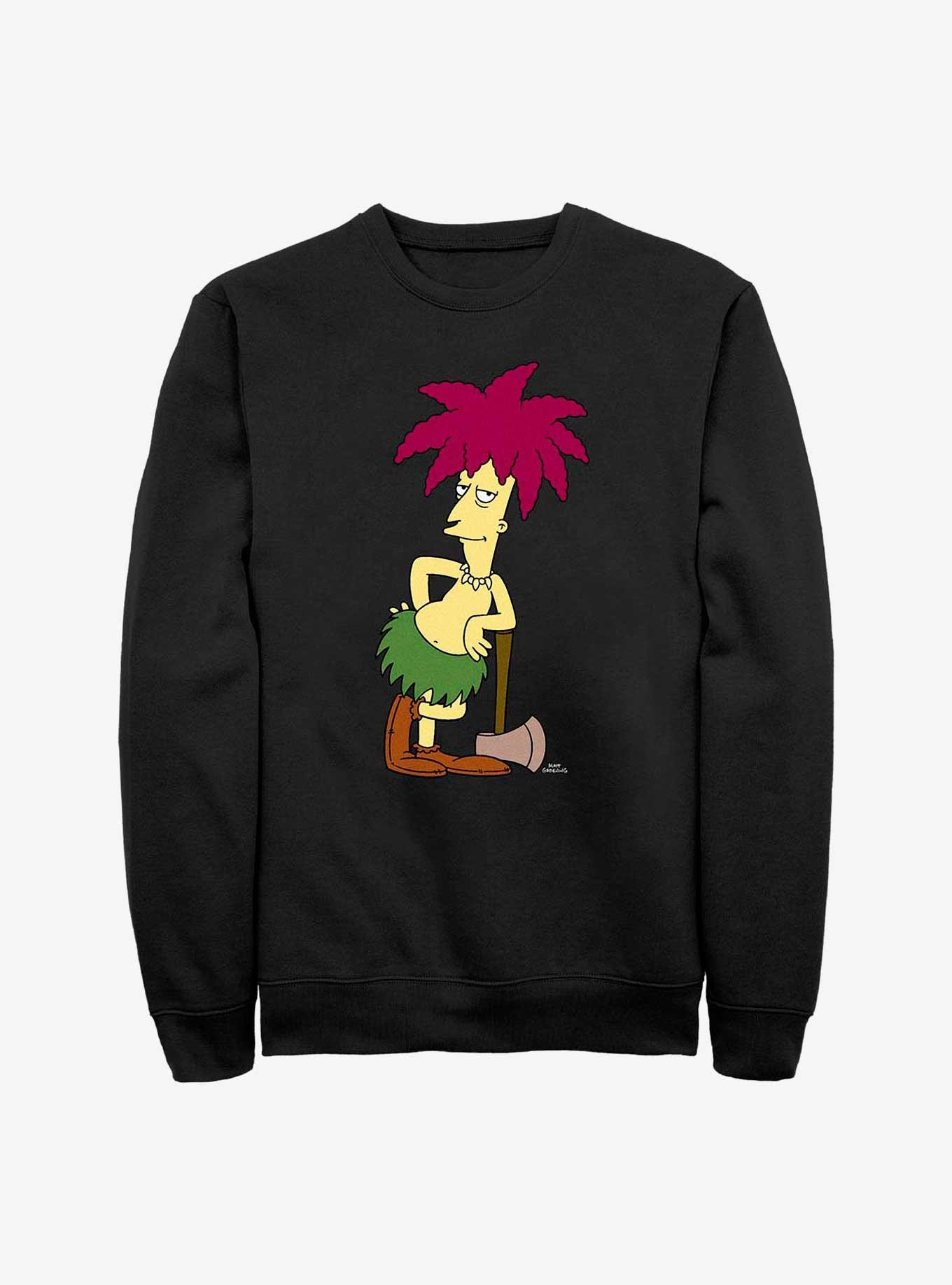 The Simpsons Sideshow Bob Crew Sweatshirt, BLACK, hi-res