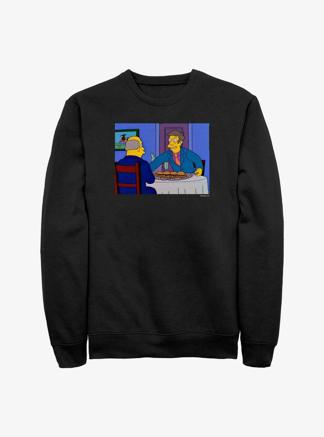 The Simpsons Steamed Hams Crew Sweatshirt, , hi-res