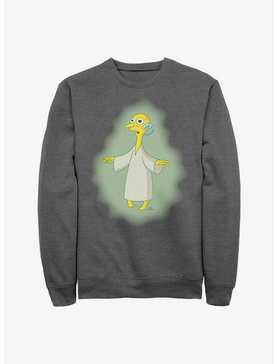 The Simpsons The Burns Files Crew Sweatshirt, CHAR HTR, hi-res