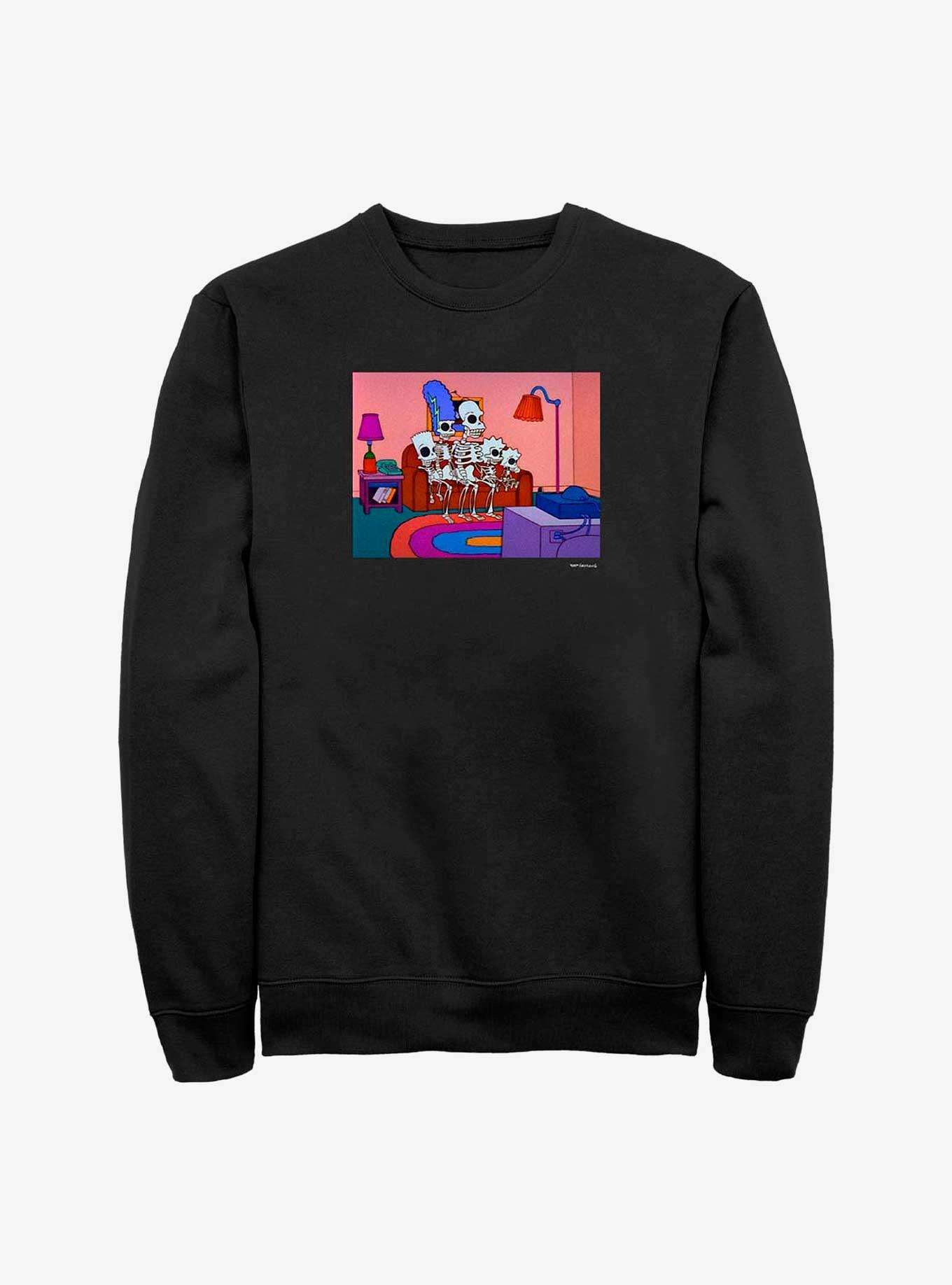 The Simpsons Treehouse Of Horror Intro Crew Sweatshirt