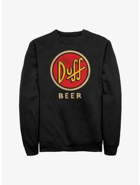 The Simpsons Vintage Duff Dark Crew Sweatshirt, , hi-res
