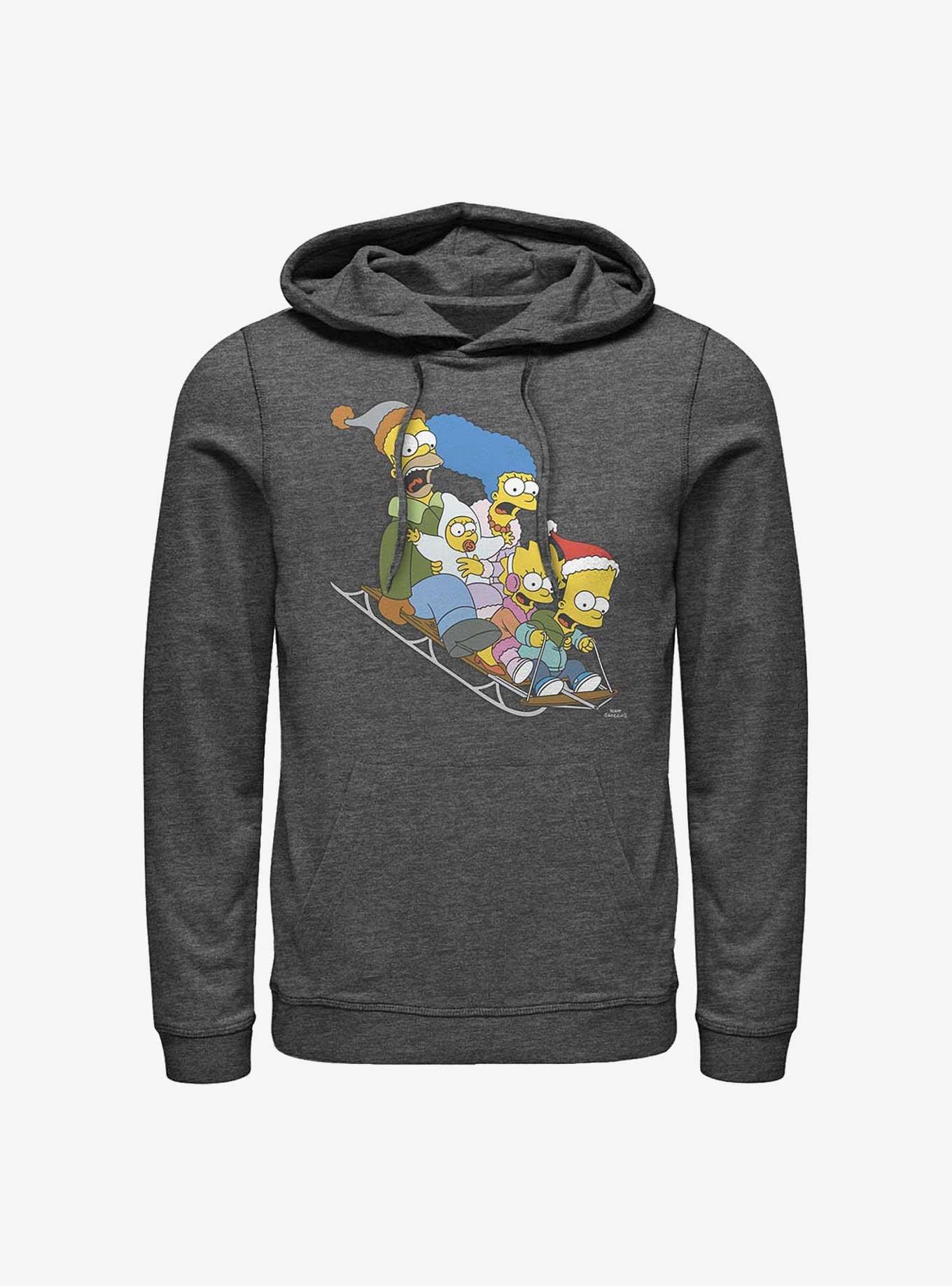 The Simpsons Gone Sledding Hoodie, , hi-res