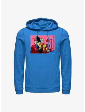 The Simpsons Horror Couch Hoodie, ROYAL, hi-res
