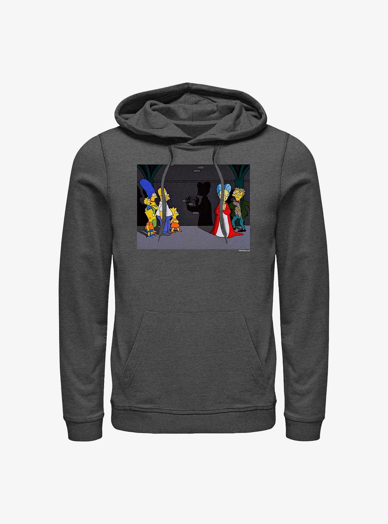 The Simpsons Shadow Burns Hoodie, CHAR HTR, hi-res