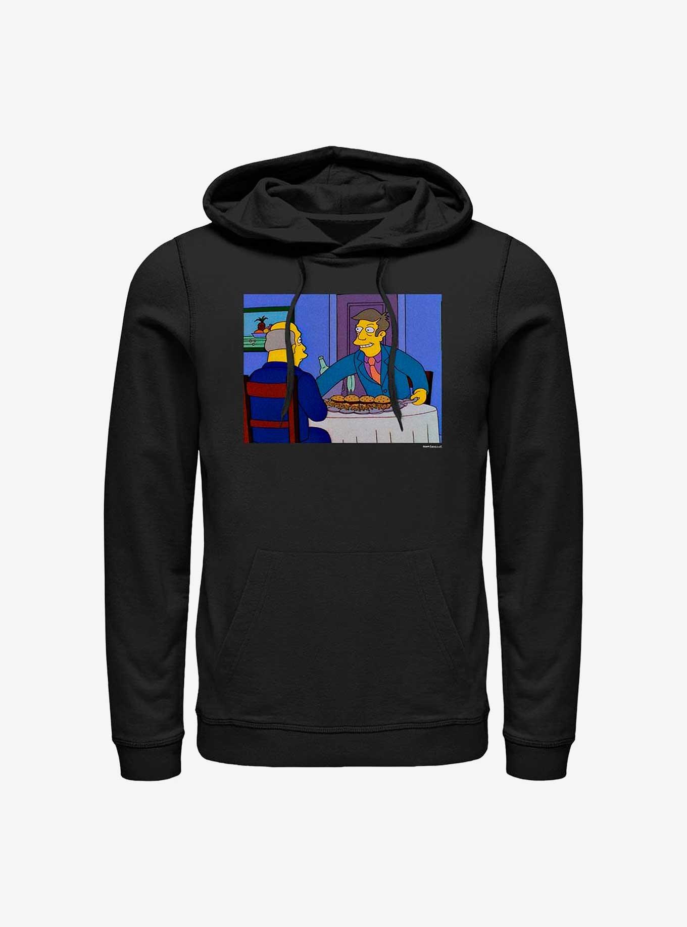 The Simpsons Steamed Hams Hoodie, BLACK, hi-res