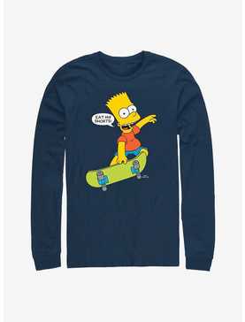 The Simpsons Bart Eat My Shorts Long-Sleeve T-Shirt, , hi-res