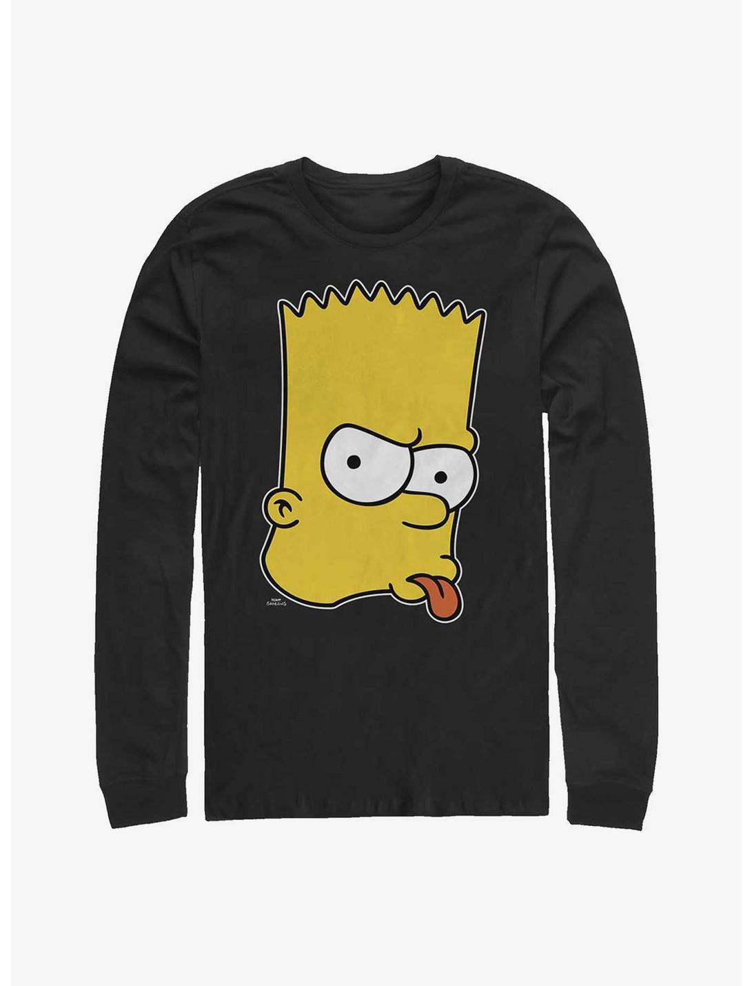 The Simpsons Brat Bart Long-Sleeve T-Shirt, BLACK, hi-res