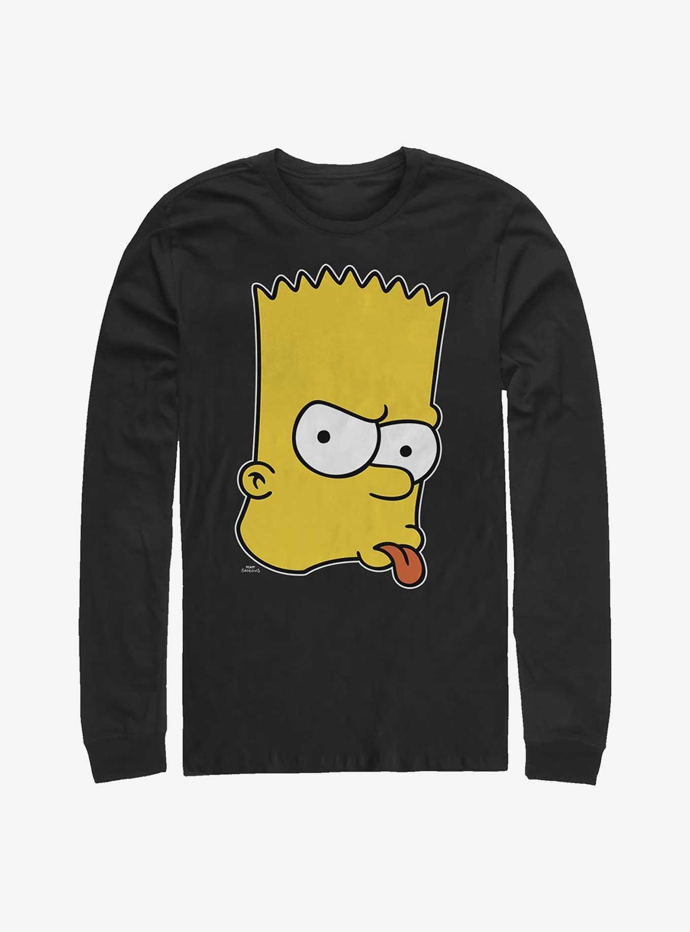 The Simpsons Brat Bart Long-Sleeve T-Shirt, BLACK, hi-res