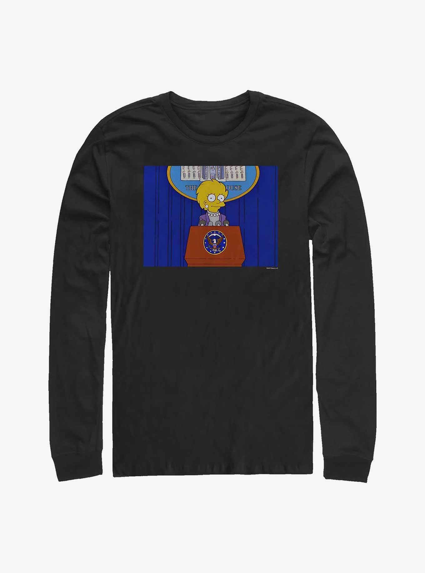 The Simpsons Future President Lisa Long-Sleeve T-Shirt, , hi-res