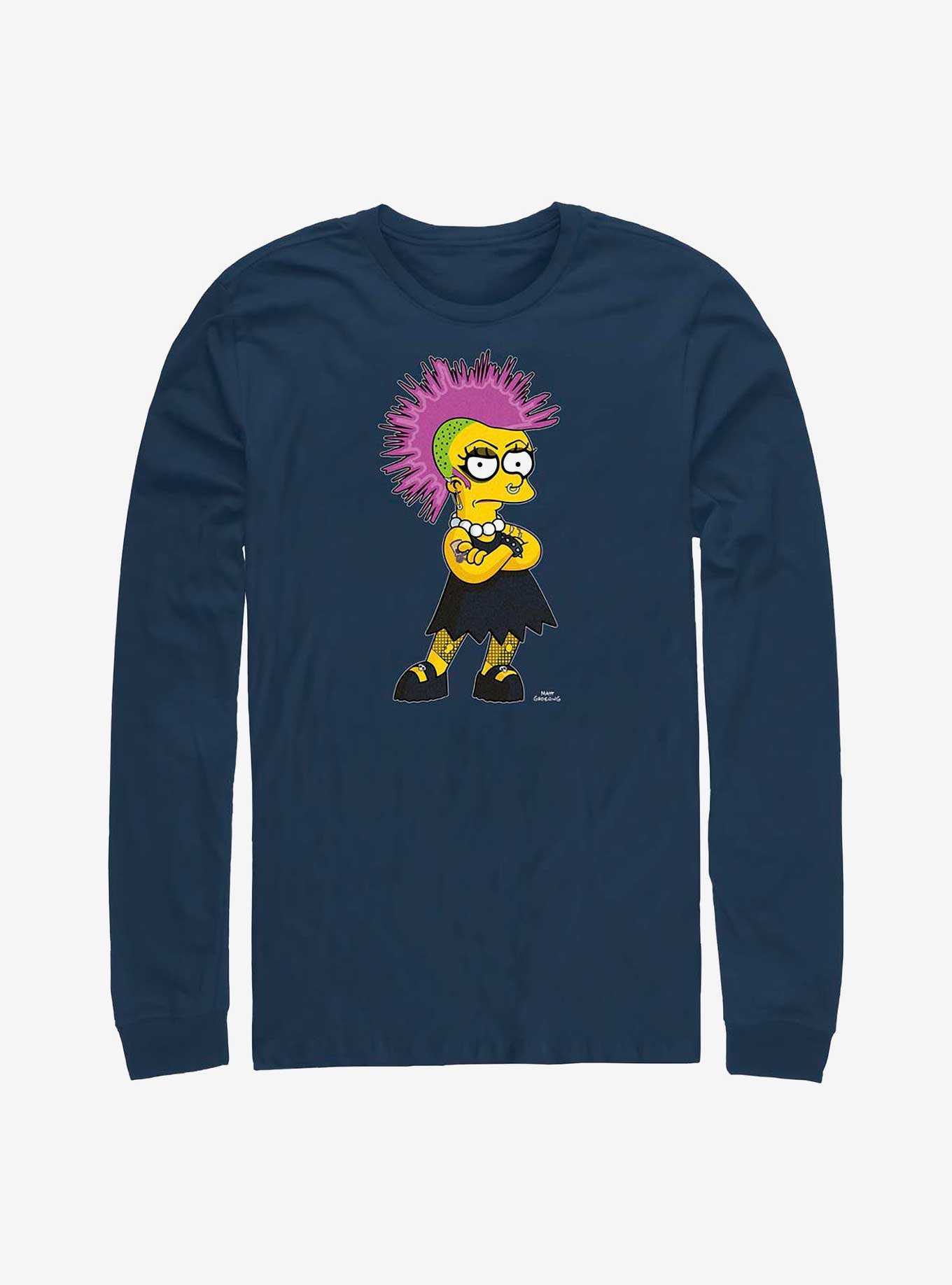 The Simpsons Lisa Punk Long-Sleeve T-Shirt, , hi-res
