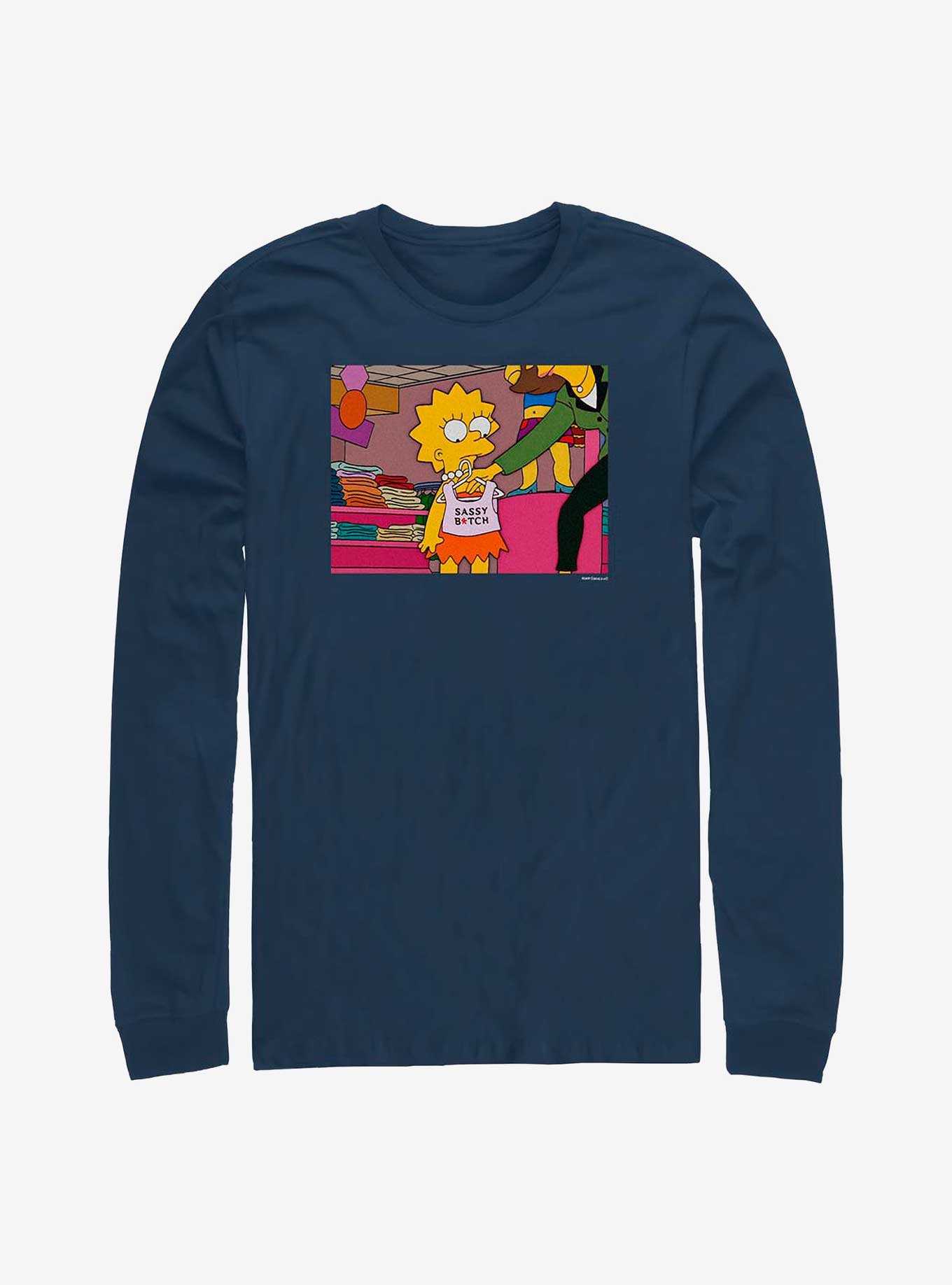 The Simpsons Sassy Lisa Long-Sleeve T-Shirt, , hi-res