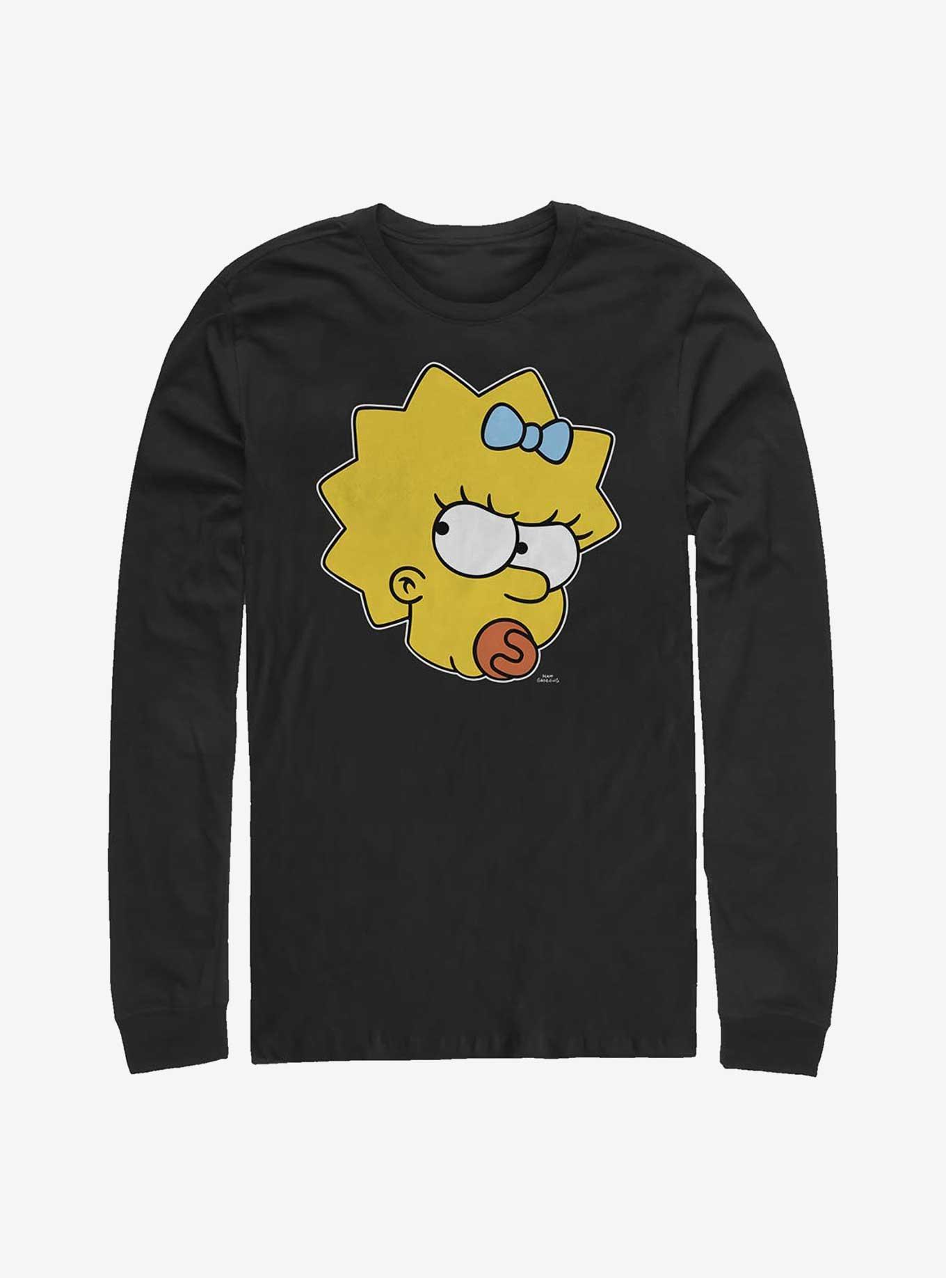 The Simpsons Sassy Maggie Long-Sleeve T-Shirt, BLACK, hi-res