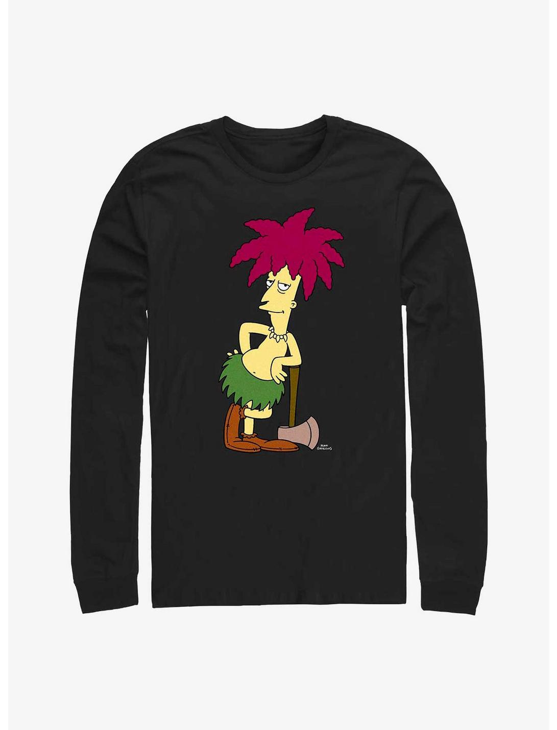 The Simpsons Sideshow Bob Long-Sleeve T-Shirt, BLACK, hi-res