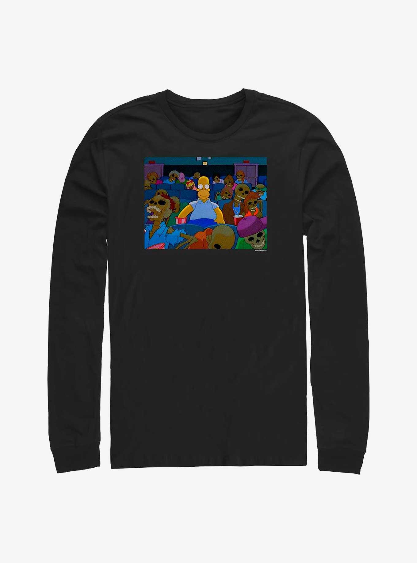The Simpsons Skeleton Theatre Long-Sleeve T-Shirt, , hi-res