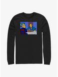 The Simpsons Steamed Hams Long-Sleeve T-Shirt, BLACK, hi-res