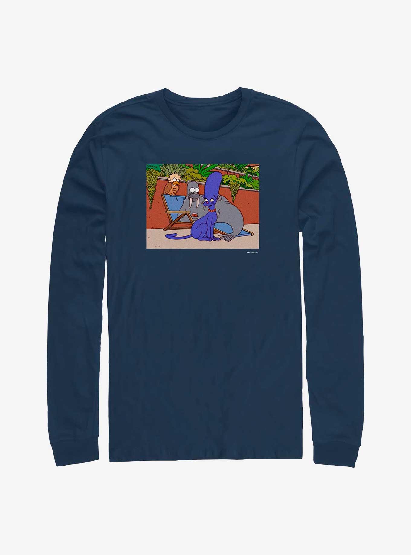 The Simpsons Treehouse Of Horror XIII Long-Sleeve T-Shirt, NAVY, hi-res