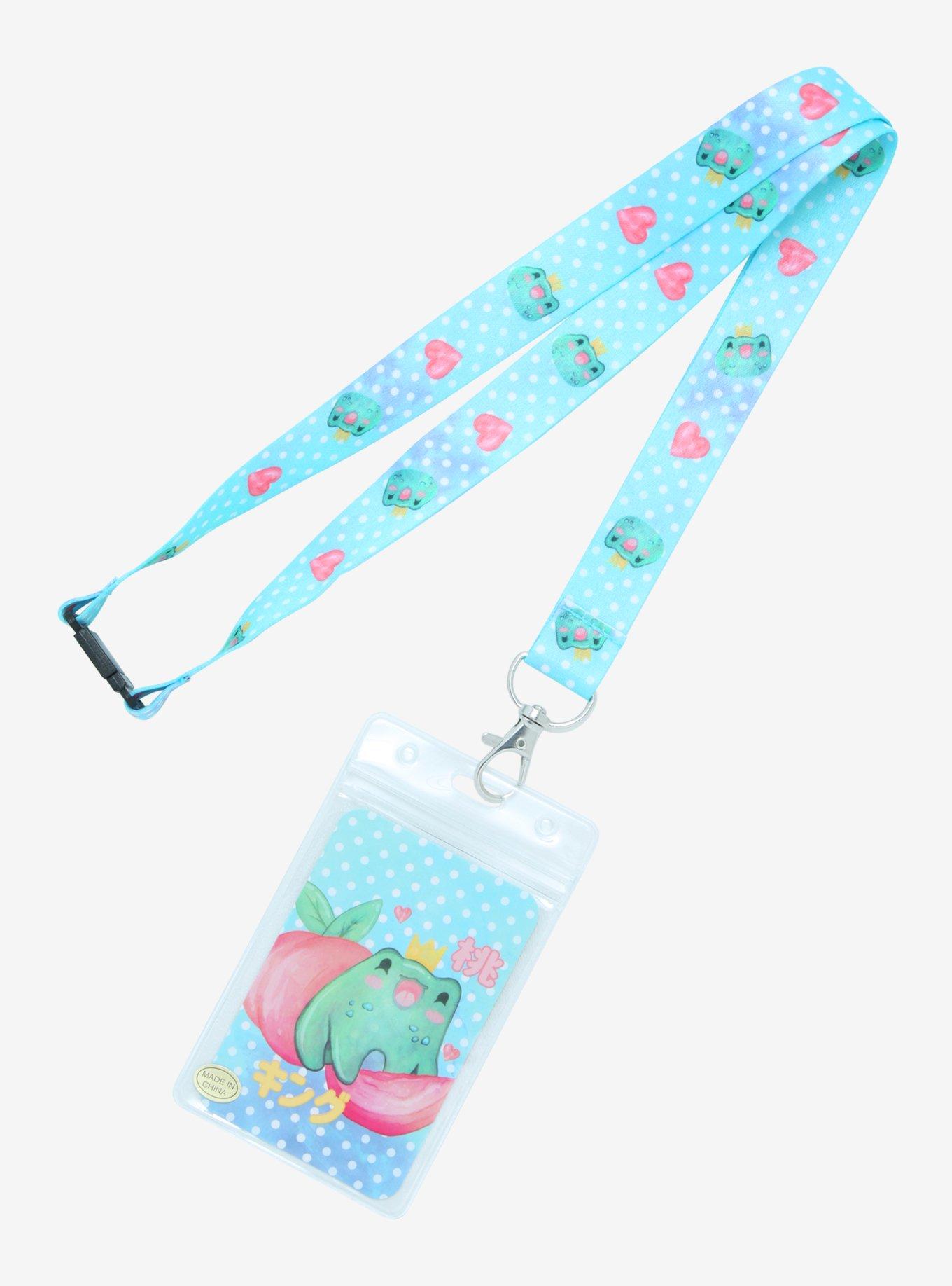 Froggy Peach Lanyard, , hi-res