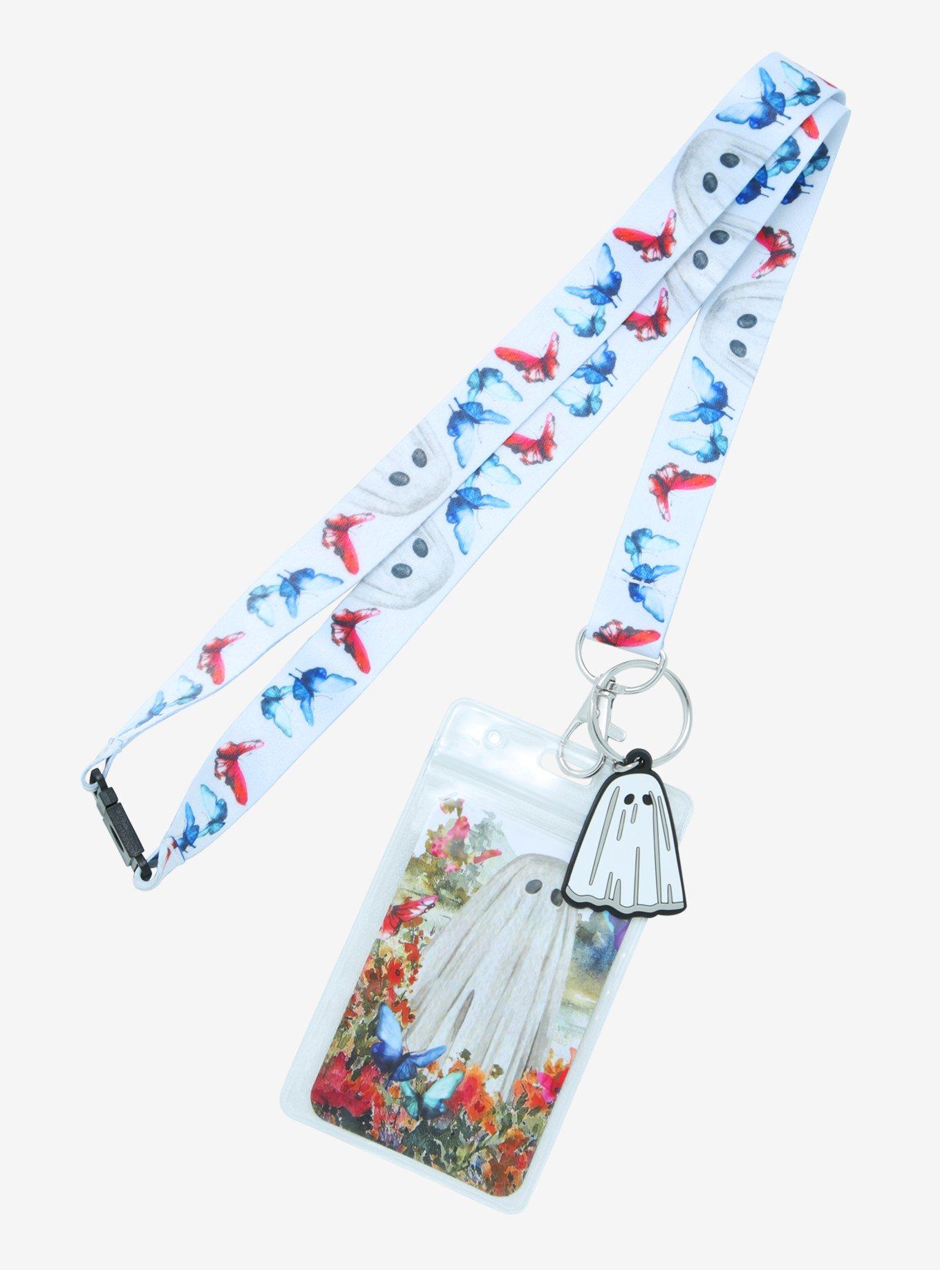 Ghost Butterfly Lanyard, , hi-res