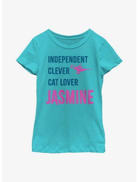 Disney Aladdin Jasmine List Youth Girls T-Shirt, TAHI BLUE, hi-res